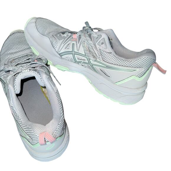 ASICS Gel Venture 8 Athletic Trail Women’s Size 9.5 Grey/Green 1012B230 - Picture 11 of 14